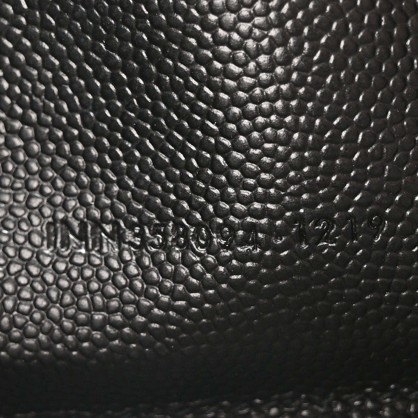 Grain De Poudre Matelasse Chevron Monogram Zip Around Wallet Black