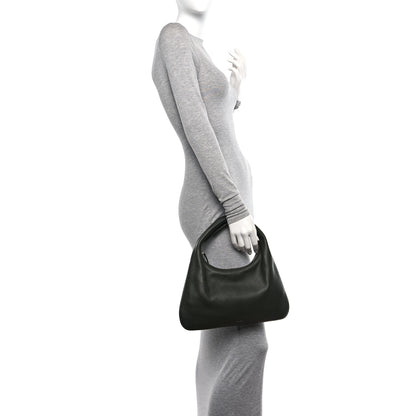 The Row Grained Calfskin Small Everyday Shoulder Bag Olive 2 of 9