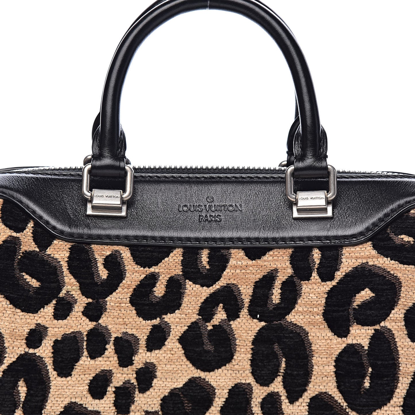 Jacquard Velvet Leopard Print Stephen Sprouse Baby Bag
