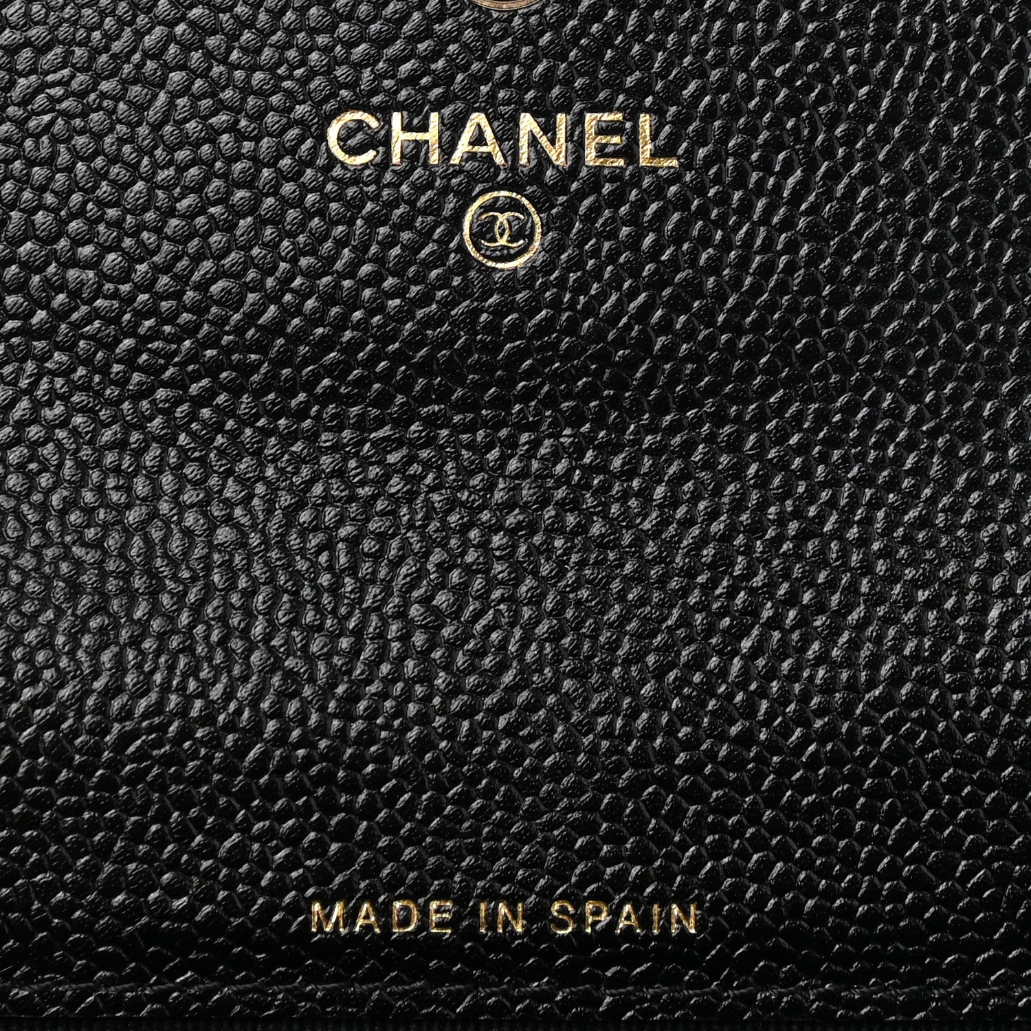 Chanel CHANEL Caviar Quilted Chain CC Flap Card Holder Black 5 of 7