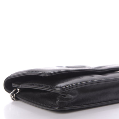 Chanel Lambskin Timeless CC Wallet On Chain WOC Black 6 of 11