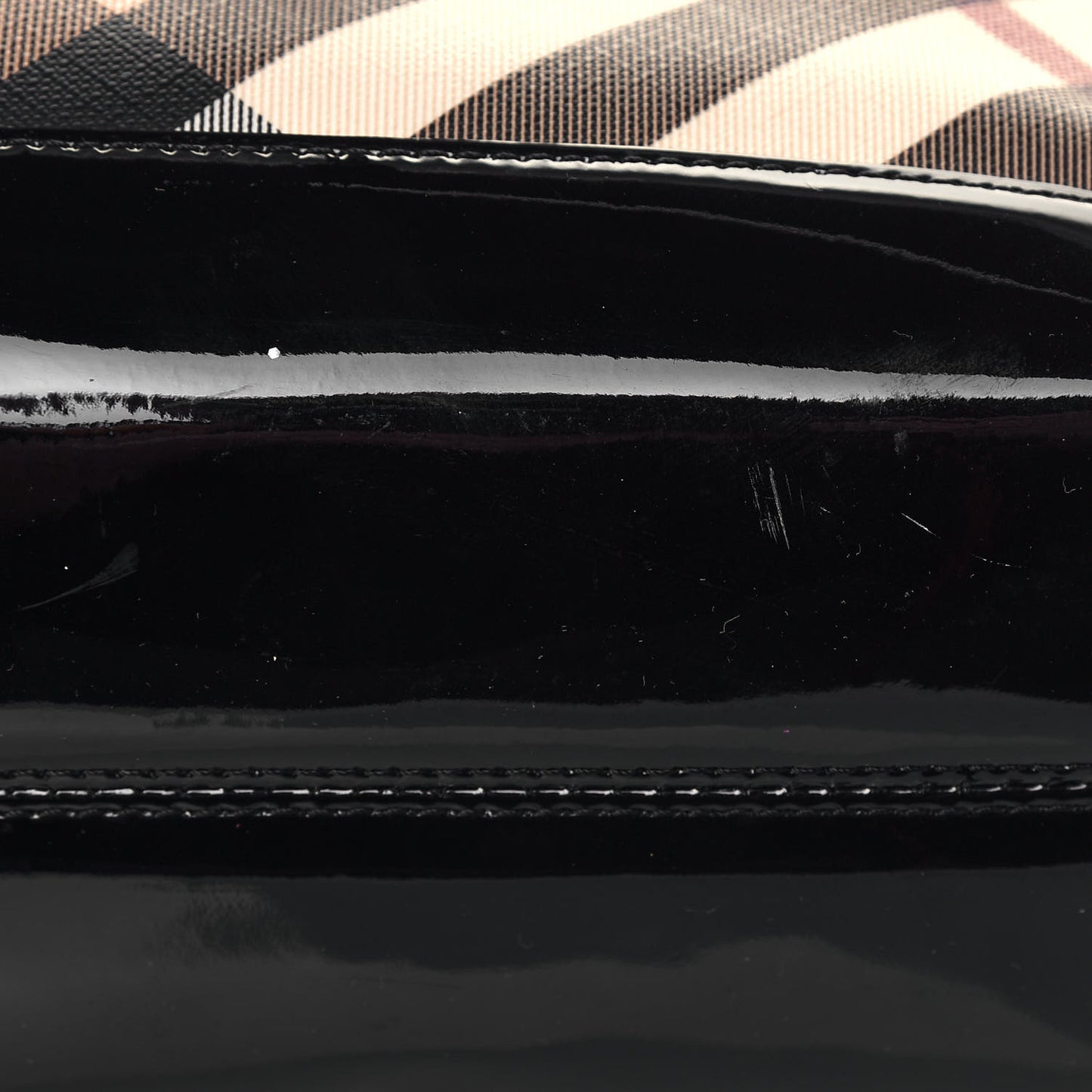Patent Nova Check Backpack Black
