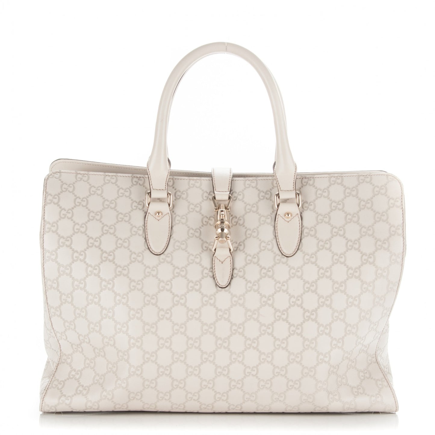 Guccissima Piston Tote Off White