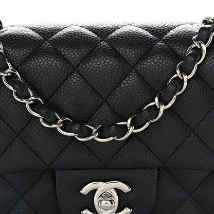 Chanel Caviar Quilted Mini Square Flap Black 8 of 10