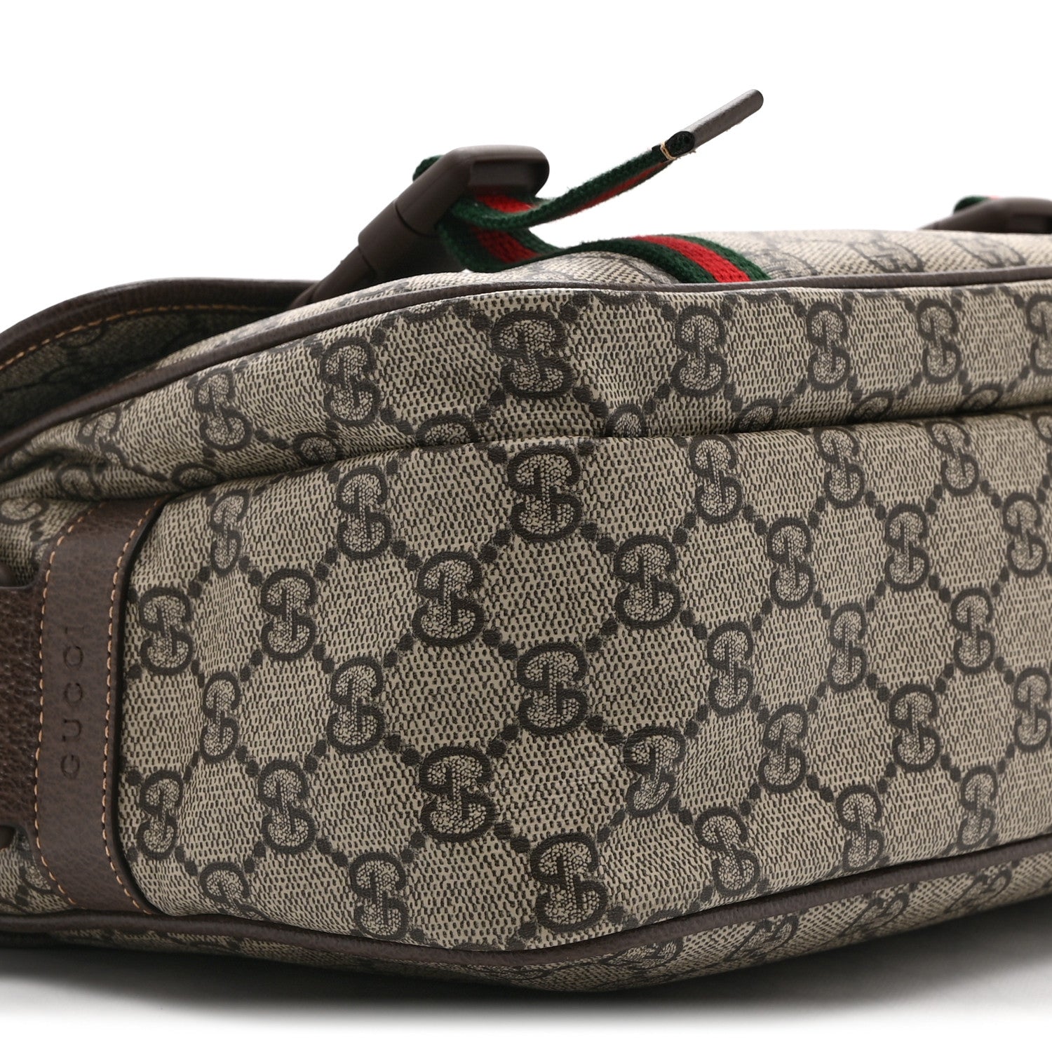 Gucci GG Supreme Small Messenger Bag Beige Ebony 8 of 9