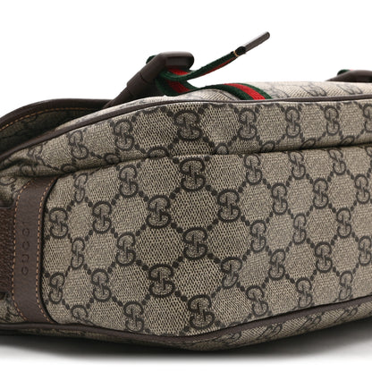 Gucci GG Supreme Small Messenger Bag Beige Ebony 8 of 9