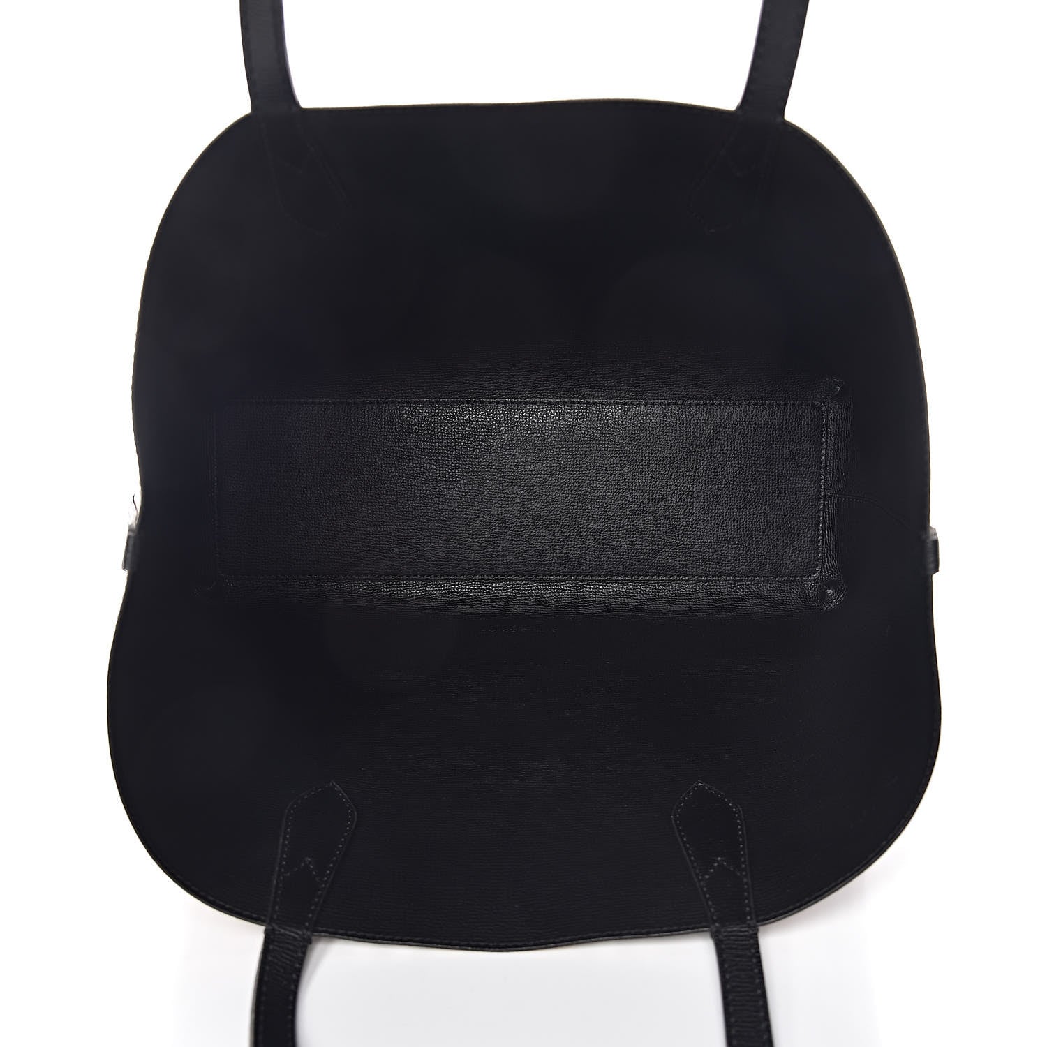 Burberry Grainy Calfskin Haymarket Check Medium Reversible Tote Black 10 of 16