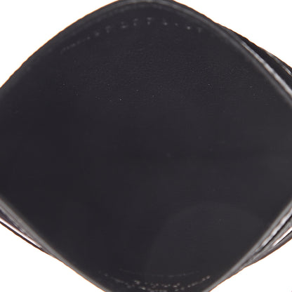 Saint Laurent Grain De Poudre Geo Print Monogram Credit Card Case Black White 5 of 8