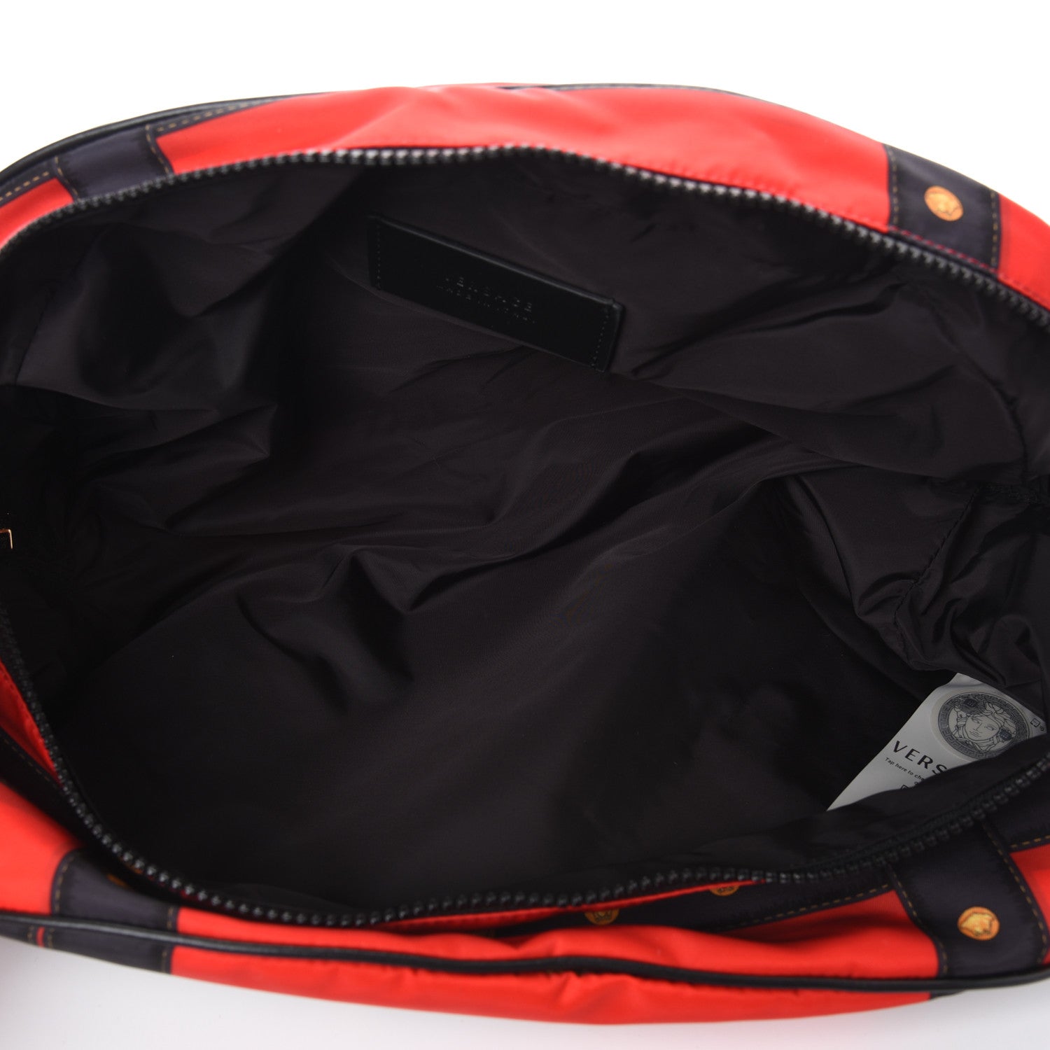 Versace Nylon Tribute Print Belt Bag Red Multicolor 5 of 9