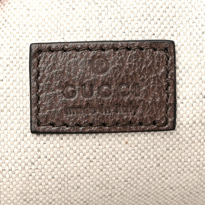 Gucci GG Supreme Monogram Textured Calfskin Medium Ophidia Shoulder Tote Bag Beige Ebony New Acero 6 of 10