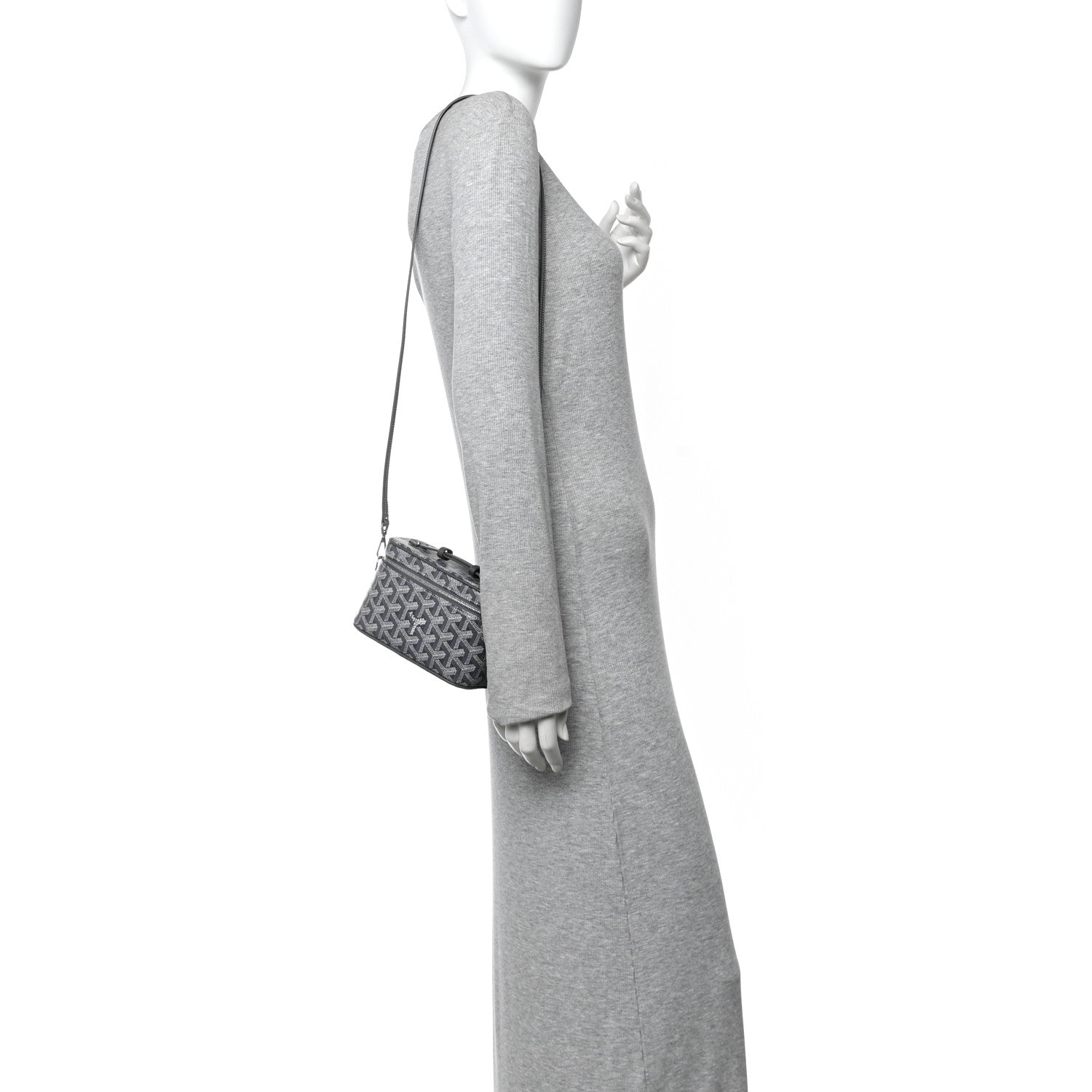 Goyard Goyardine Muse Mini Vanity Case Grey 2 of 10