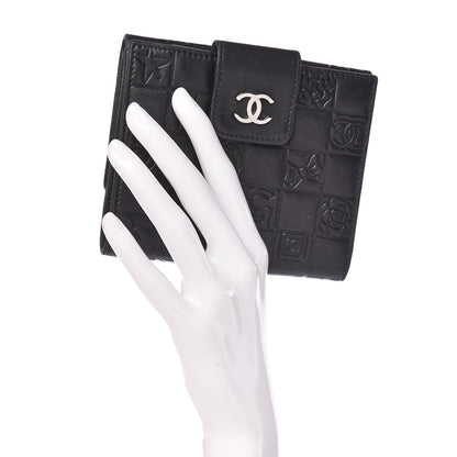 Chanel Lambskin Precious Symbols French Wallet Black 2 of 10
