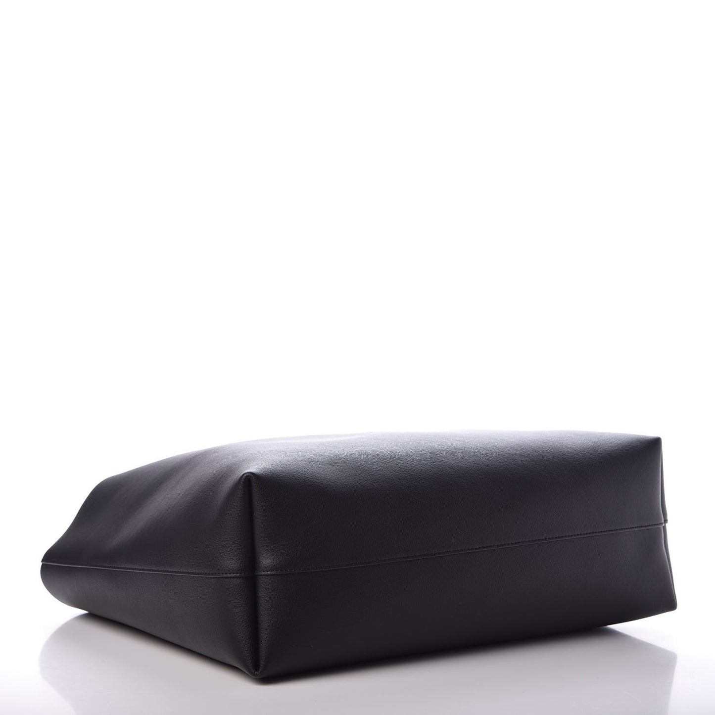Calfskin Large Shopping Tote Black