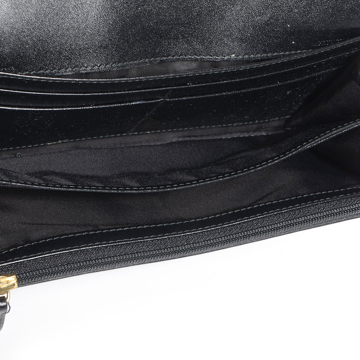 Burberry Beat Check Penrose Perforated Wallet Black 5 of 8