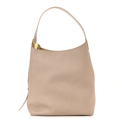 Louis Vuitton Grained Calfskin Low Key Hobo MM Limestone 1 of 13