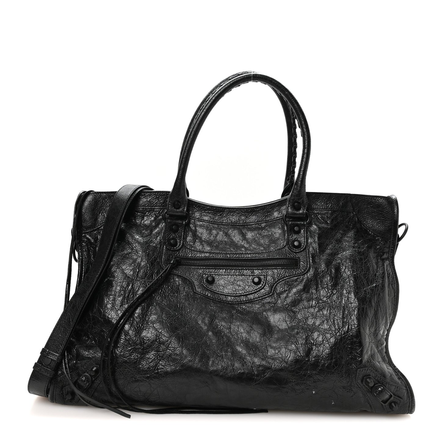 Agneau Arena Matte Hardware Large Le City Black