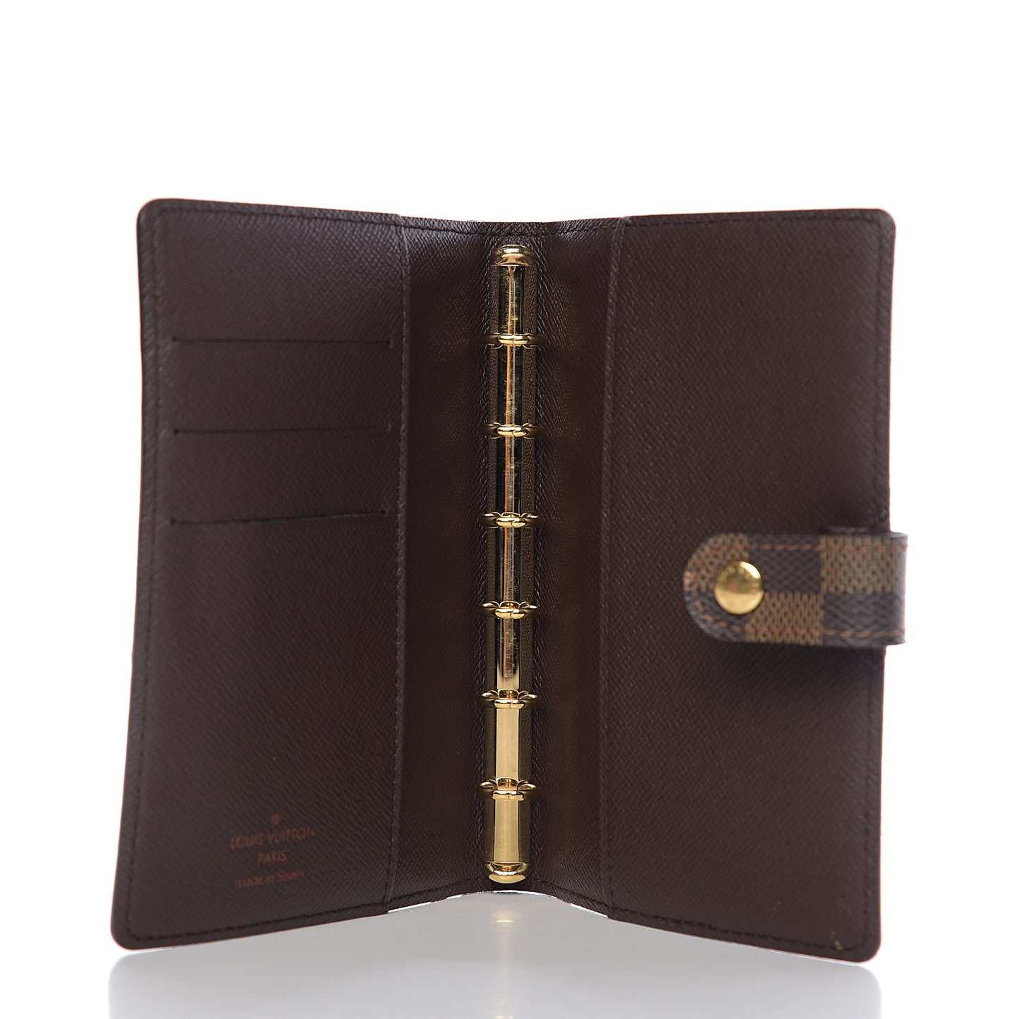 Damier Ebene Small Ring Agenda Cover