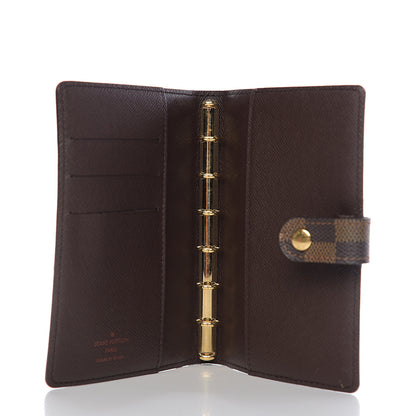 Louis Vuitton Damier Ebene Small Ring Agenda Cover 4 of 5