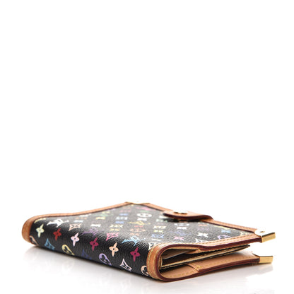 Louis Vuitton Monogram Multicolor Small Ring Agenda Cover Black 4 of 8