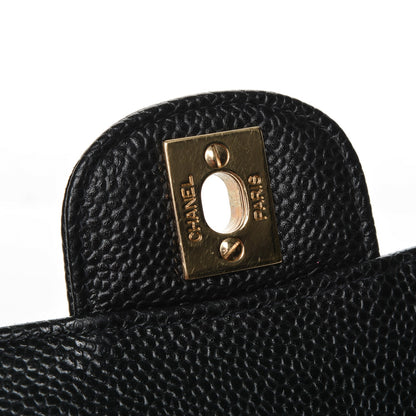 Chanel Caviar Quilted Small Double Flap Black 14 of 16
