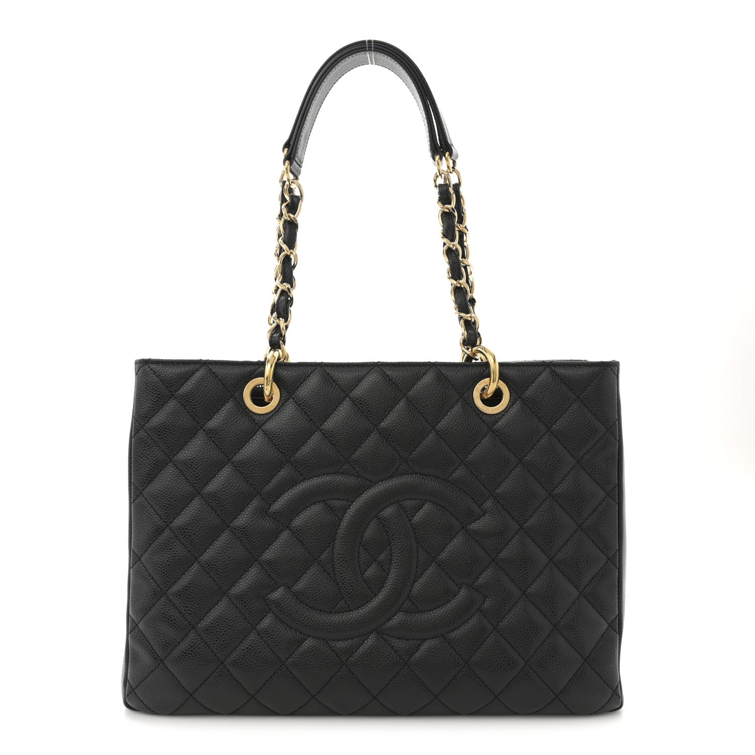 Chanel Caviar Quilted Grand Shopping Tote GST Black 1 of 10