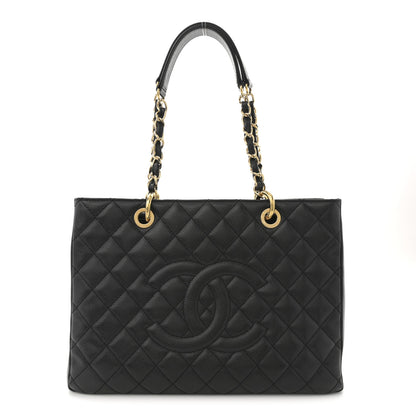 Chanel Caviar Quilted Grand Shopping Tote GST Black 1 of 10