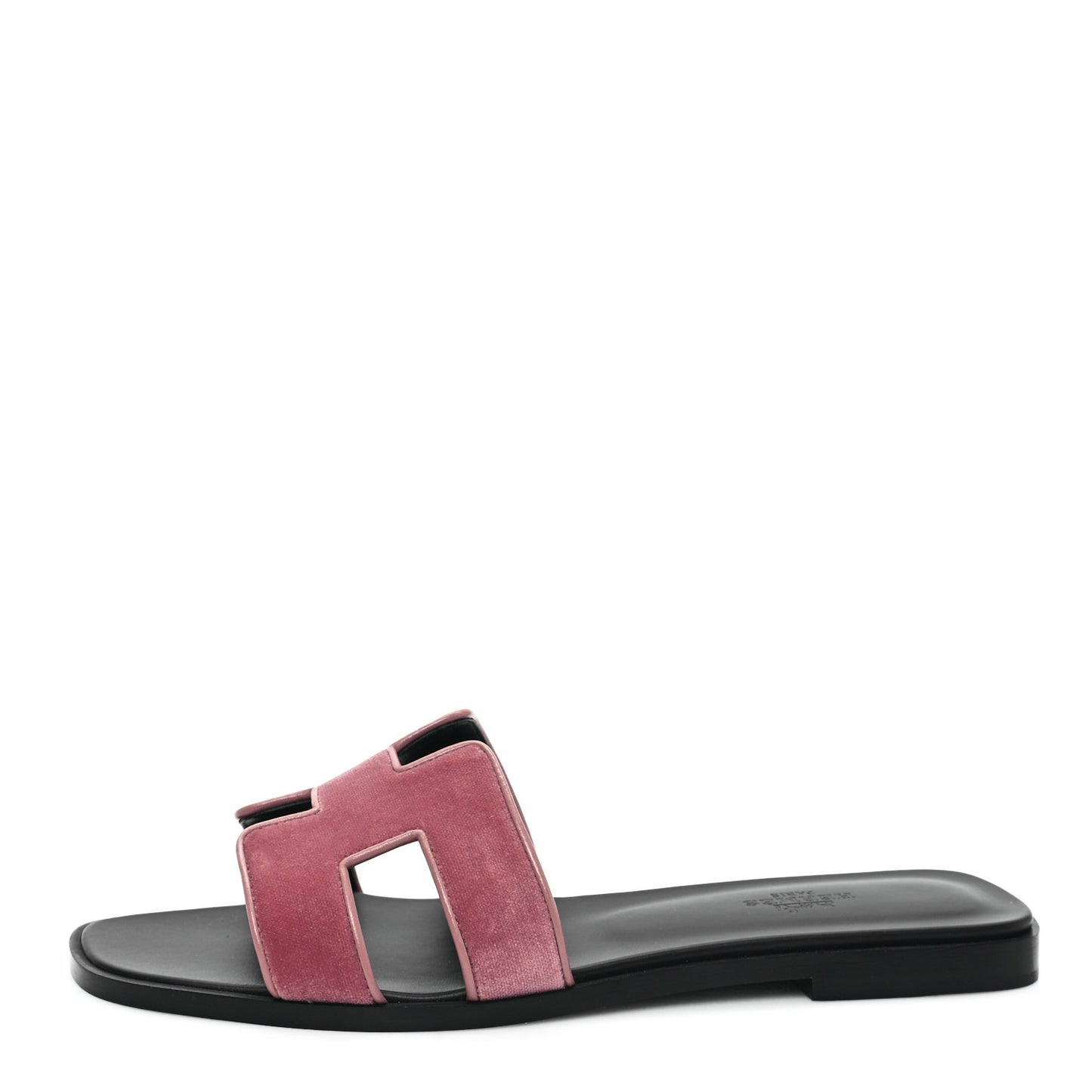 Velvet Nappa Oran Sandals 38.5 Bois de Rose