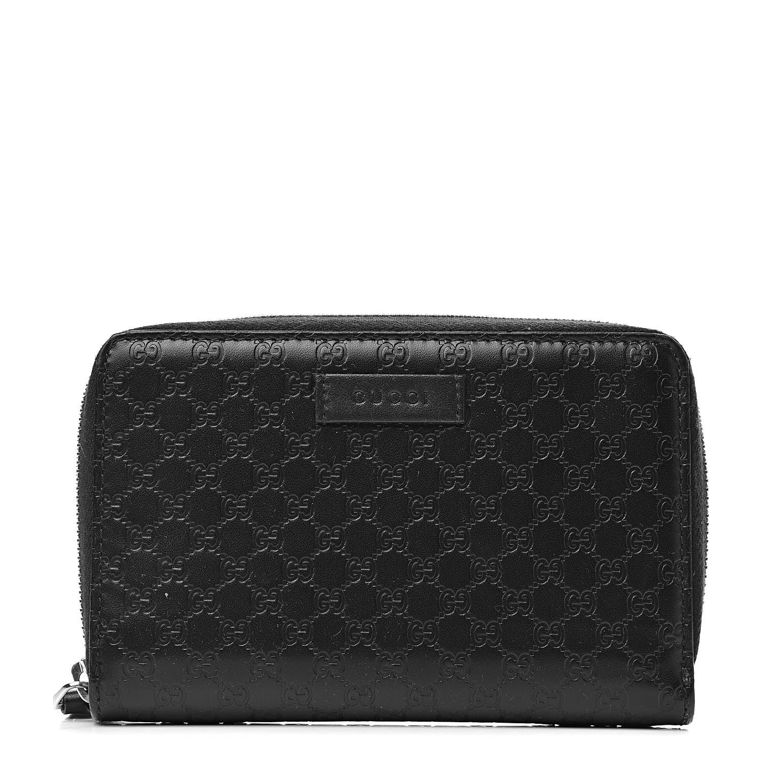 Gucci Soft Microguccissima Zip Around Organizer Wallet Black 1 of 7