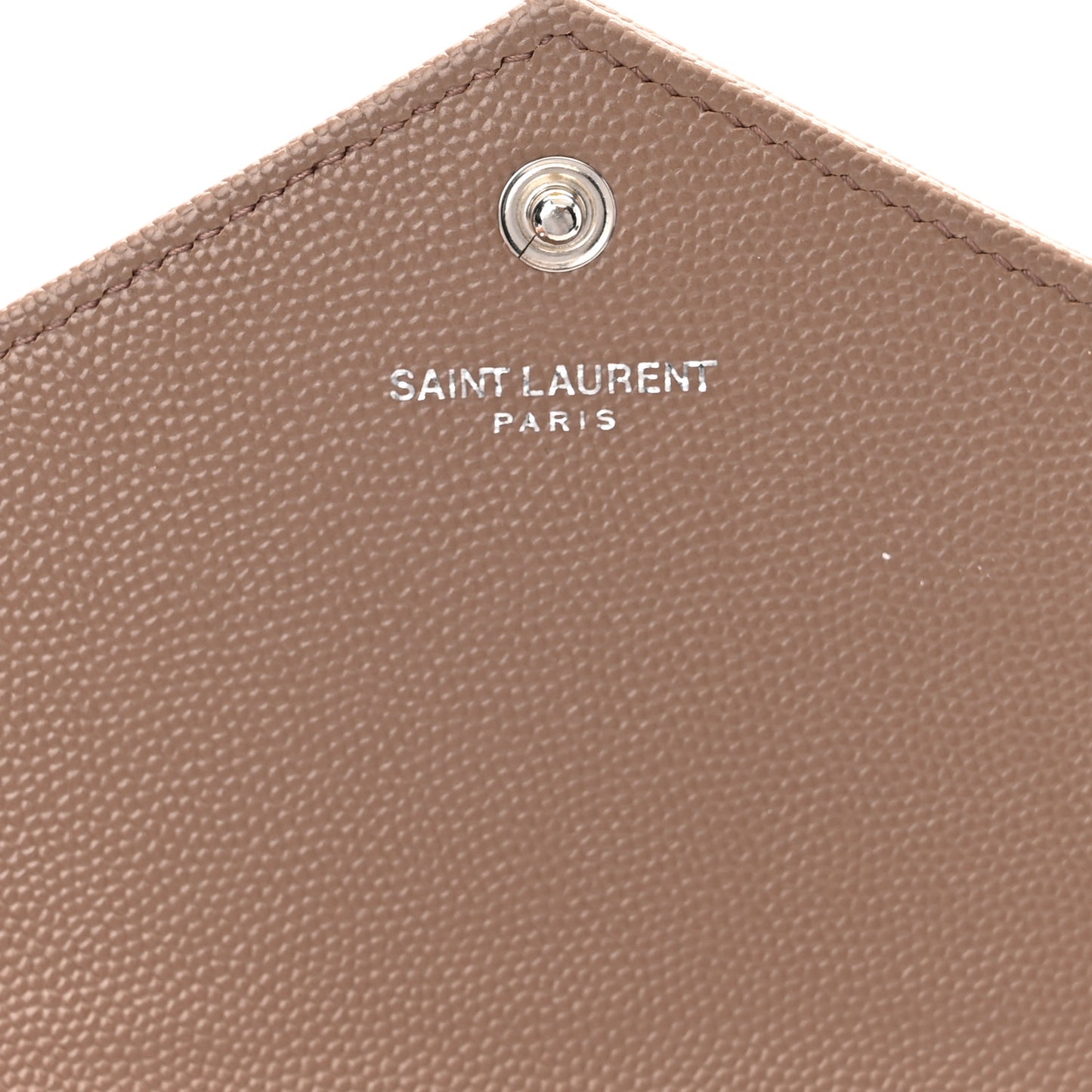 Grain De Poudre Matelasse Chevron Monogram Envelope Chain Wallet Fard