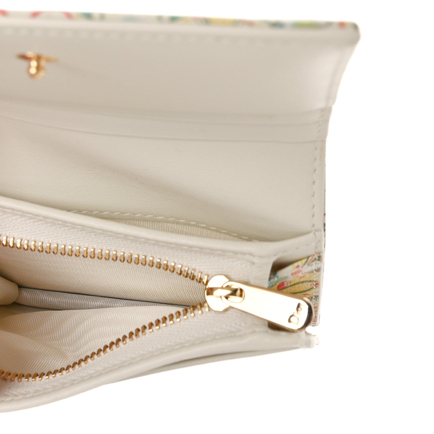 Christian Dior Printed Dior in Lights Compact Wallet Latte 5 of 8