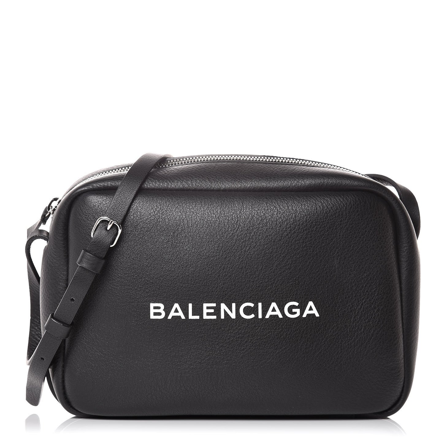 Calfskin Logo S Everyday Camera Bag Black