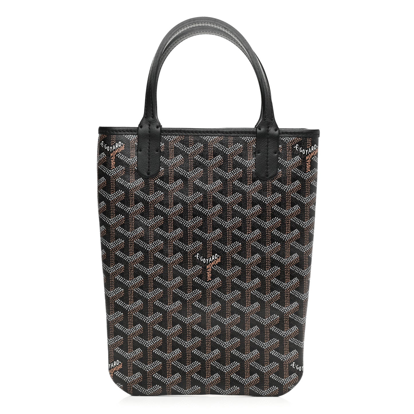 Goyardine Poitiers Tote Black