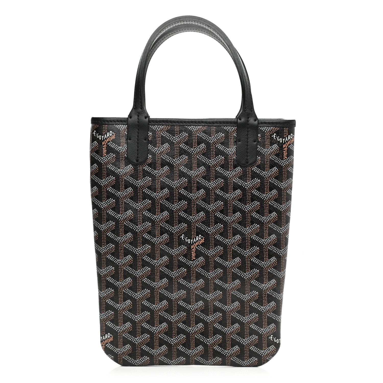 Goyard Goyardine Poitiers Tote Black 1 of 10