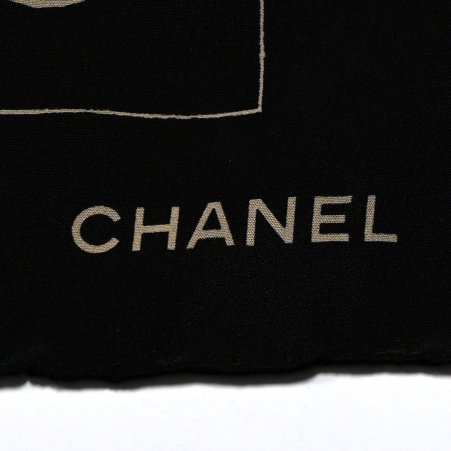 Silk Camellia Cafe Stole Black