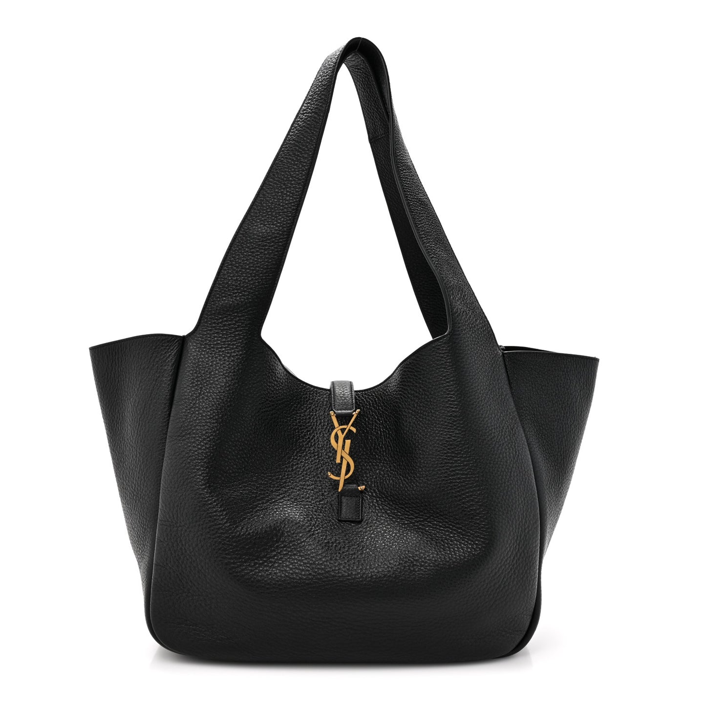 Grained Deerskin Bea Tote Black