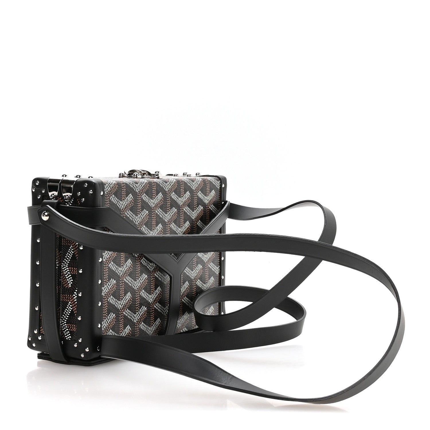 Goyard Goyardine Minaudiere Trunk Bag Black 3 of 10