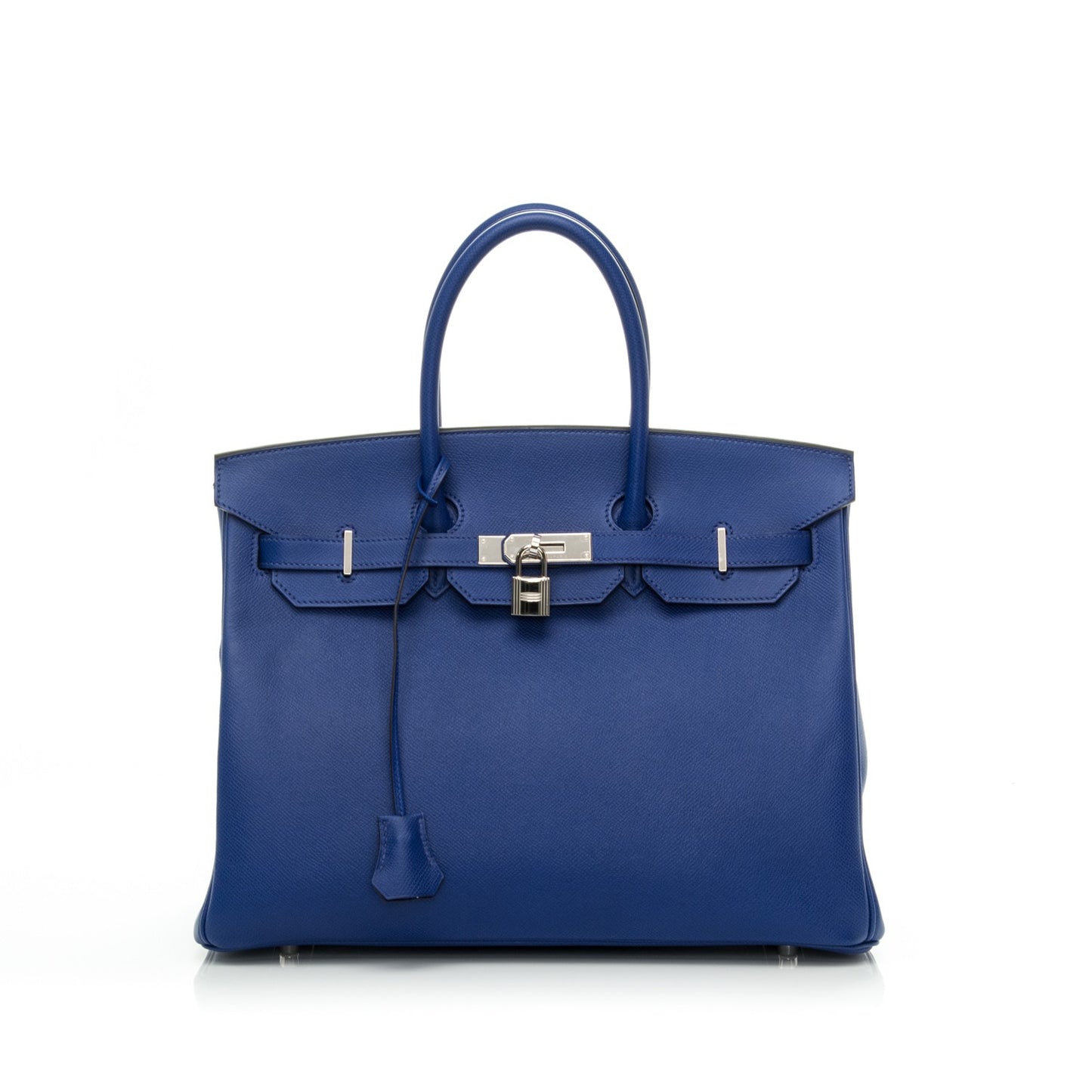 Epsom Birkin 35 Bleu Electrique