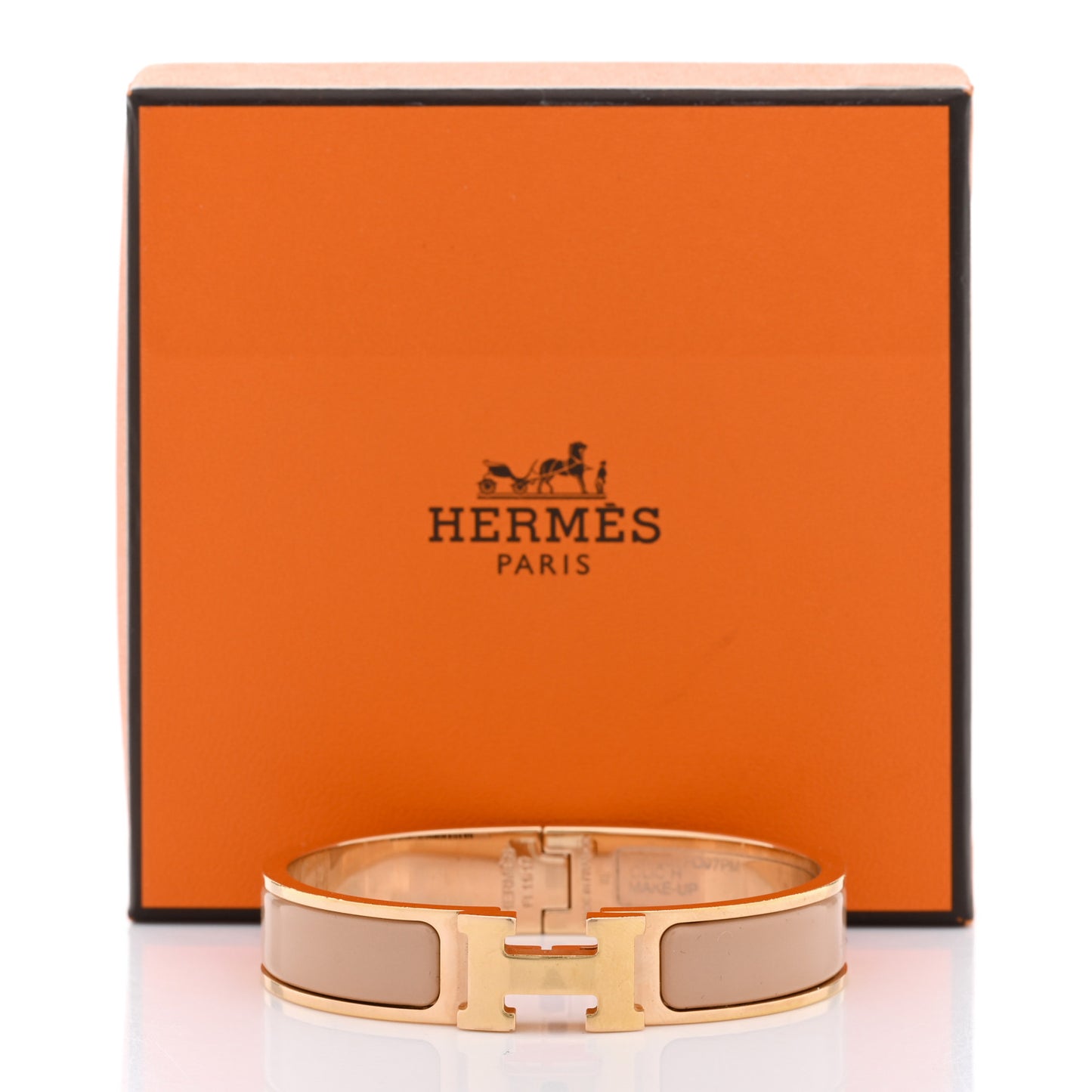 Enamel Narrow Clic Clac H Bracelet PM Makeup