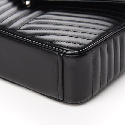 Prada Soft Calf Impunture Diagramme Flap Black 8 of 9