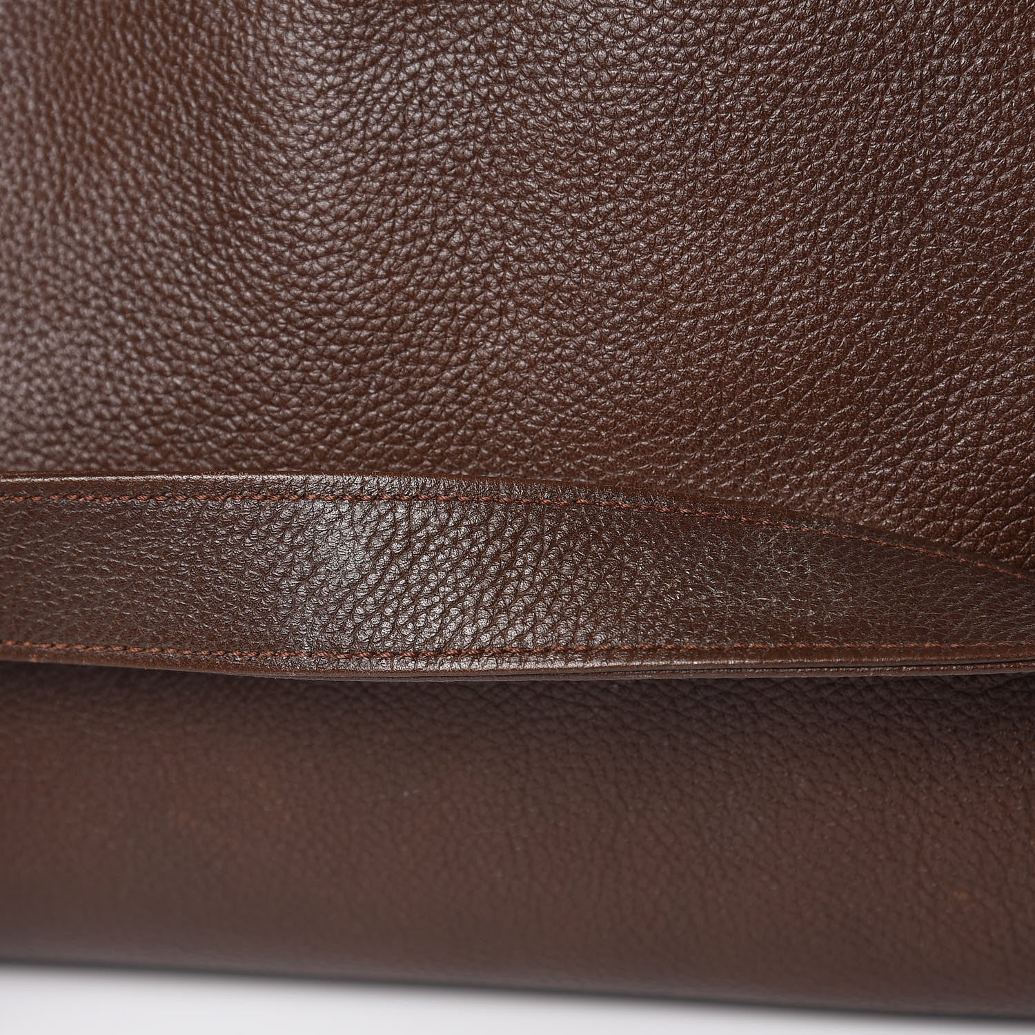 Chanel Calfskin Cerf Executive Shopper Tote Brown 13 of 28