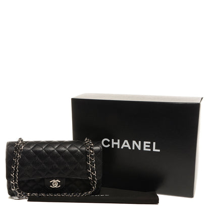 Chanel Caviar Quilted Medium Double Flap Black 5 of 9