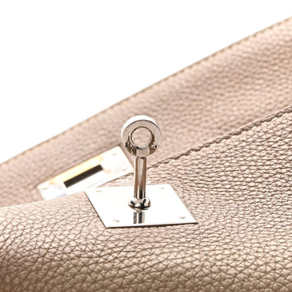 Hermes Togo Kelly Retourne 35 Etoupe 7 of 31