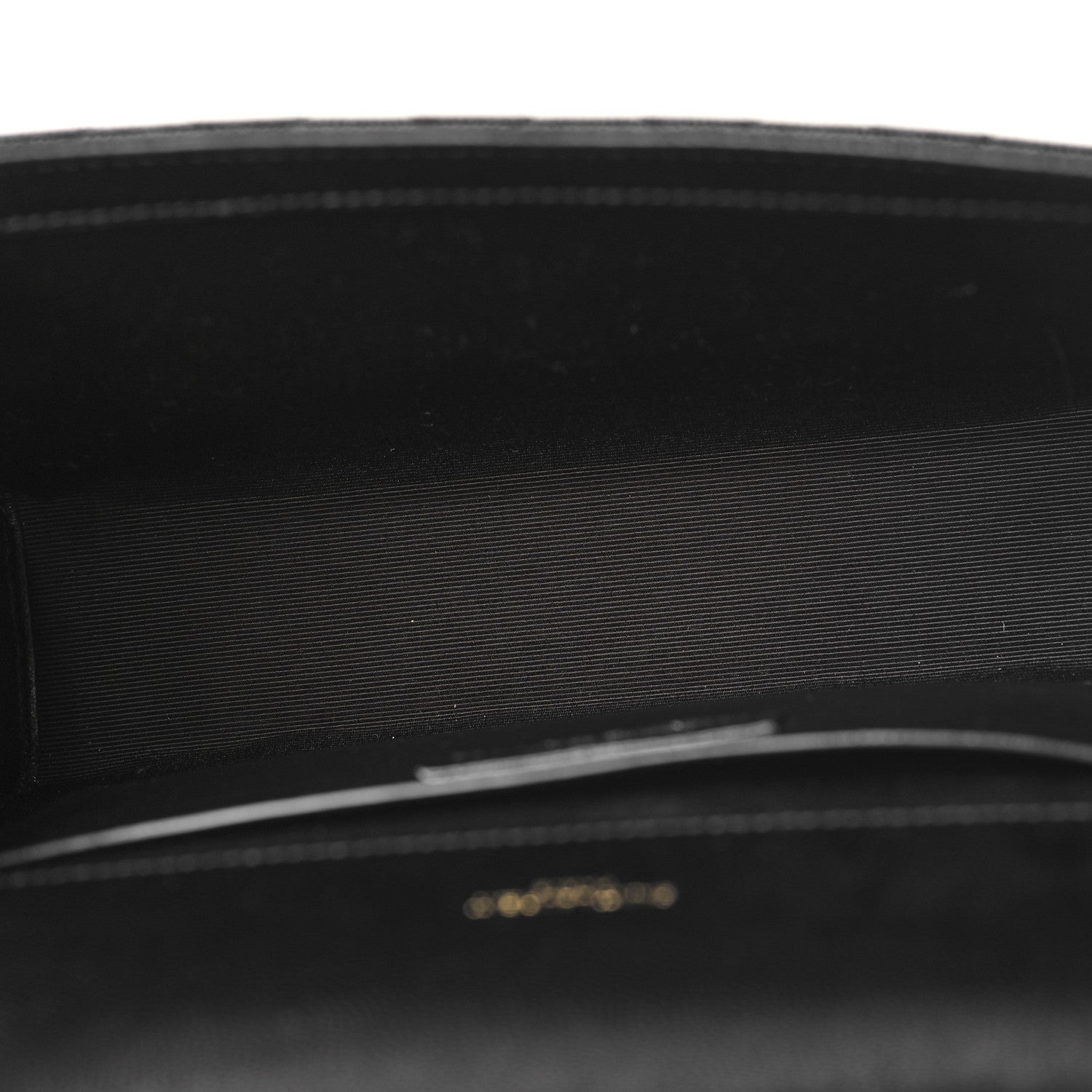 Saint Laurent Grain De Poudre Textured Mixed Matelasse Triquilt Medium Monogram Satchel Black 5 of 10