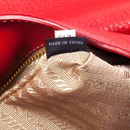 Prada Vitello Daino Tote Fuoco 9 of 12