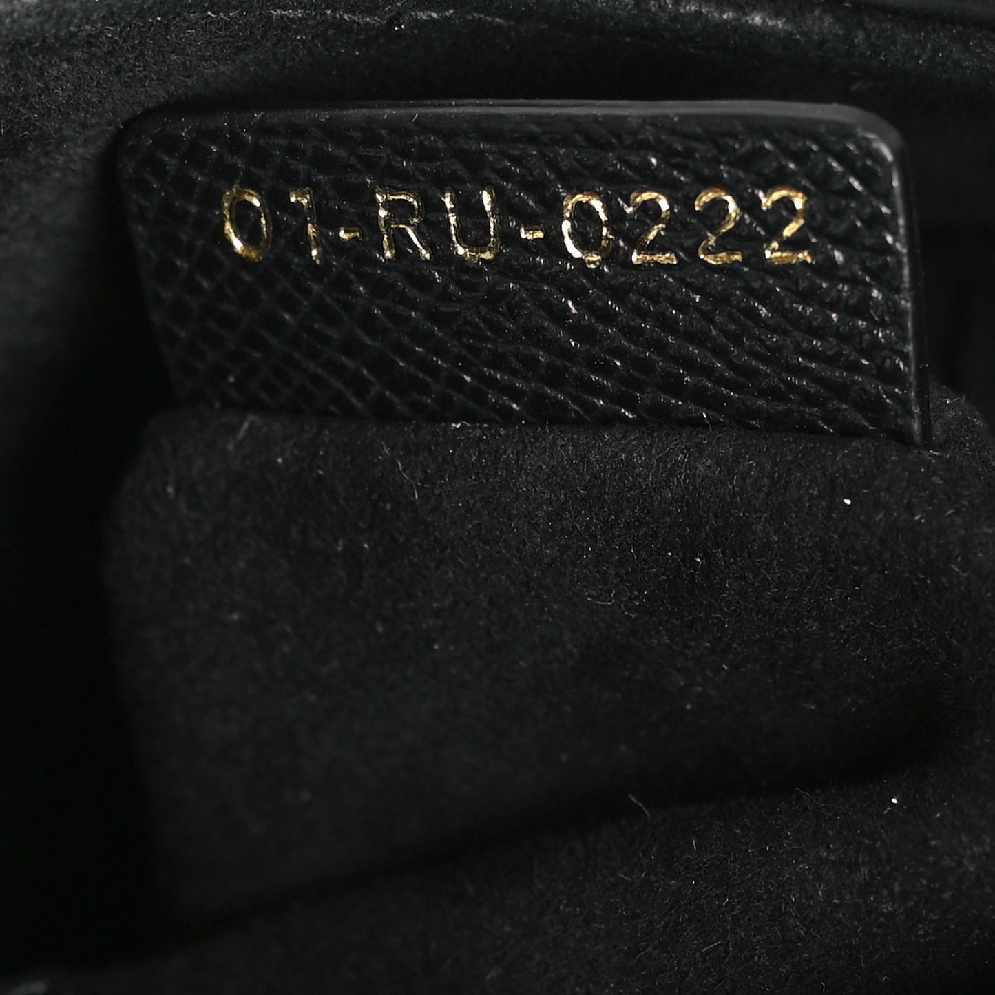 Grained Calfskin Mini Saddle Bag Black