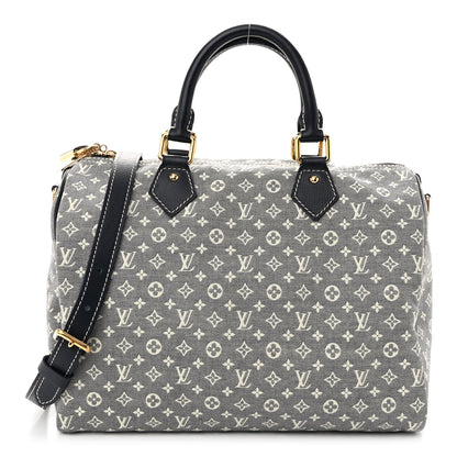 Louis Vuitton Monogram Idylle Speedy Bandouliere 30 Encre 1 of 9