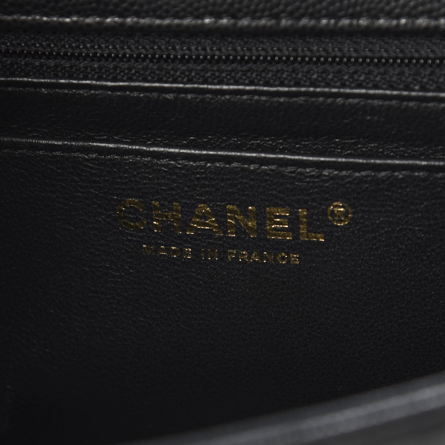 Caviar Quilted Mini Rectangular Flap Black