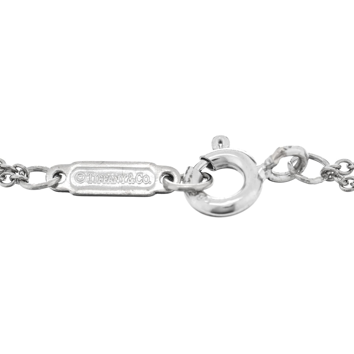 Platinum Diamond .17ct Double Chain Solitaire Bracelet