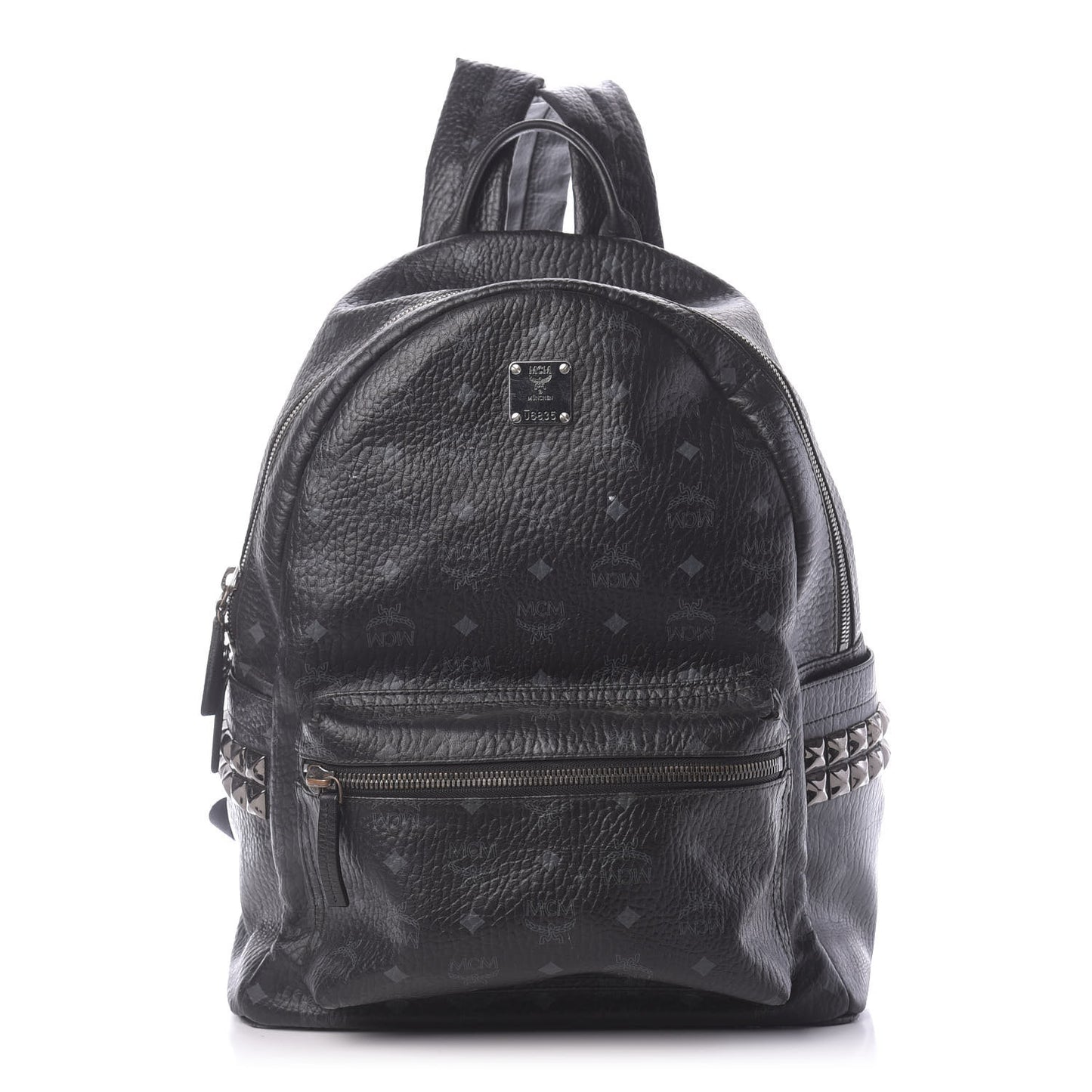 Visetos Medium Side Studs Stark Backpack Black