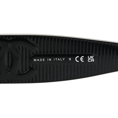 Chanel Acetate Rectangle Sunglasses 5493 Black 6 of 7